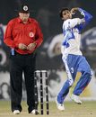 Ali Murtaza in action, Delhi Giants v Lahore Badshahs, Gurgaon, October 26, 2008