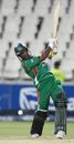 Naeem Islam lashes the ball down the ground, South Africa v Bangladesh, Twenty20, Johannesburg, November 5, 2008
