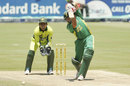 Jacques Kallis keeps the elbow high as he drives the ball, South Africa v Pakistan, 1st ODI, Centurion Park, February 4, 2007
