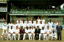 A group photograph of the West Indies and South Africa teams together, before South Africa's first Test on return to international cricket, West Indies v South Africa, Barbados, 18 April 1992, only Test 