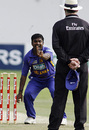 Muttiah Muralitharan roars another appeal, Zimbabwe v Sri Lanka, 3rd ODI, Harare, November 24, 2008