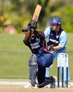 Cayman Islands batsman Steve Gordon drives during his half century, Cayman Islands v Argentina, ICC Americas Division 1, Florida, November 27, 2008
