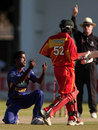 The end draws near ... Nuwan Kulasekara celebrates dismissing Prosper Utseya, Zimbabwe v Sri Lanka, 5th ODI, Harare, November 30, 2008