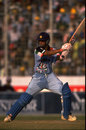 Rahul Dravid in full cry, India v Australia, 3rd quarterfinal, Wills International Cup, Dhaka, October 28, 1998 
