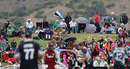 Spectators brave the rain, New Zealand v West Indies, 1st ODI, Queenstown, December 31, 2008