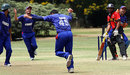 Samiullah Shenwari has Ipi Morea caught behind to give Karim Sadiq his sixth catch of the match, Afghanistan v Papua New Guinea, World Cricket League, Buenos Aires, January 28, 2009