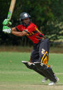 Papua New Guinea's Vani Morea flicks the ball on his way to 42, Hong Kong v Papua New Guinea, World Cricket League, Buenos Aires, January 30, 2009