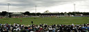 A general view of play and clouds during the Twenty20 Big Bash one day match between the New South Wales Blues and the South Australian Redbacks at Newcastle No1 Sports ground. January 7, 2007 in Newcastle, Australia.
