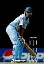 Saurabh Tiwary batting, India v South Africa, Under-19 World Cup final, Kuala Lumpur, March 2, 2008 


