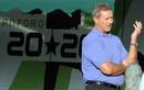 Allen Stanford speaks during a television interview, October 30, 2008