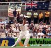 Jacques Kallis drives under the Australian flag....Australia v South Africa, 2nd Test Day 4 at the SCG, Monday January 5th 1998