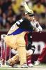 21 Jan 2001: Darren Lehmann of Australia prepares to hit out, in the Carlton