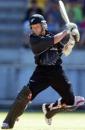 Hamish Marshall plays the cut, New Zealand v Pakistan, 5th ODI, Wellington, January 17, 2004