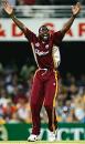 Pedro Collins appeals successfully, Australia v West Indies, VB Series, Brisbane, January 21, 2005