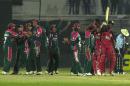 Bangladesh celebrate wildly after squaring the series against Zimbabwe, Bangladesh v Zimbabwe, 4th ODI, Dhaka, January 29, 2005