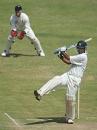 Mongia pulls a boundary during his century