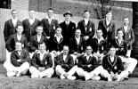 Australia v England, 1924-5 England touring party left to right back row  Bryan, Tyldesley, Tate, Toone, Whysall, Chapman, Sandham front row Strudwick, Douglas, Gilligan, Hobbs, Woolley on ground Hendren, Freeman, Sutcliffe, Howell