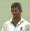 Andy Caddick despairs near the end of the fifth test