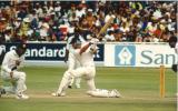 Jacques Kallis batting, South Africa v Sri Lanka, 1st Test at Newlands, Cape Town, March 18-23 1998.