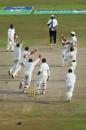Shane Warne of Australia traps Chaminda Vaas of Sri Lanka LBW during day five of the Third Test between Australia and Sri Lanka played at the Singhalese Sports Club on March 28, 2004 in Colombo, Sri Lanka.