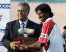 In all this L Balaji, who took nine wickets in the match, was not forgotten, India v Pakistan, 1st Test, Mohali, 5th day, March 12, 2005