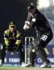 Mathew Sinclair waits to drive Shahid Afridi, ODI 3 at Sharjah, New Zealand v Pakistan, 12 April 2001