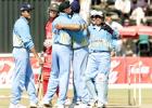 24 June 2001: Coca-Cola Cup (Zimbabwe) 2001, 2nd Match, Zimbabwe v India, Harare Sports Club.