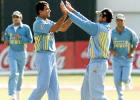 27 June 2001: Coca-Cola Cup (Zimbabwe) 2001, 3rd Match, Zimbabwe v India, Queens Sports Club, Bulawayo