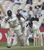 De Silva pushes forward in his last Test innings in England, England v Sri Lanka, third Test, Old Trafford, 17 Jun 2002