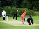 Pauline te Beest batting for Netherlands against New Zealand, 25 June 2002