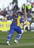 Jayasuriya with a lovely flick off his legs, England v Sri Lanka at Trent Bridge