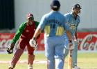 30 June 2001: Coca-Cola Cup (Zimbabwe) 2001, 4th Match, India v West Indies, Queens Sports Club, Bulawayo