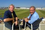 Rod Bransgrove, Hampshire Chairman and Richard Caborn, Sports Minister at the Aussie match