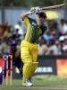22 Aug 1999: Adam Gilchrist of Australia hits out during the one day international between Sri Lanka and Australia at Galle International Stadium, Galle, Sri Lanka.