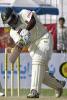 Javed Omar drives en route to his century against Pakistan at Peshawar Javed Omar drives en route to his century against Pakistan at Peshawar
