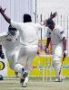 Mohammad Rafique celebrates after dismissing Inzamam-ul-Haq on the third day of the Peshawar Test Mohammad Rafique celebrates after dismissing Inzamam-ul-Haq on the third day of the Peshawar Test