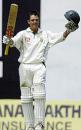 Jacques Rudolph celebrates his hundred, Sri Lanka v South Africa, 1st Test, Galle, August 6, 2004