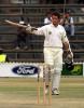 Whittall acknowledges applause for his 150, 5th day, 2nd Test, Zimbabwe v New Zealand, Sep 23 2000