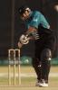 Spearman plays to off during his innings of 86,  Zimbabwe v New Zealand, 1st one-day international, 27 Sep 2000