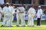 The Somerset players at the end of the match, C&G Trophy final, Lord's, Sat 1 Sep 2001