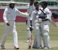 Mahela Jayawardene walks up to congratulate Bangladeshi batsman Mohammad Ashraful and Aminul Islam, Asian Test Championship 2001-02, 2nd Match, Sri Lanka v Bangladesh, Sinhalese Sports Club Ground.