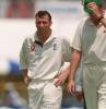 Michael Atherton in the field, first game of the Ashes tour v the ACB Chairman's XI England in Australia, 1998-99 ACB Chairman's XI v England XI Lilac Hill, Western Australia 29 October 1998