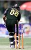 Mohammad Hafeez loses his bails, Lahore, ODI2, Pakistan v South Africa, October 5, 2003.