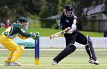 New Zealand v Australia opening match of the CricInfo Women's World Cup 2000 played at the BIL Oval of Lincoln University