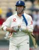 England's Alec Stewart walks from the field in Adelaide after being dismissed for 57, second Ashes Test, 24 Nov 2002