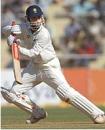 Sourav Ganguly on his way to a fine century, India v New Zealand, 1st test, Ahmedabad, Octover 11th, 2003