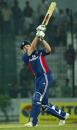 Andrew Flintoff on his way to his third fifty of the series - and his third Man of the Match award, Bangladesh v England, Dhaka, November 12, 2003