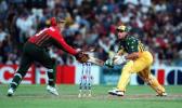 Richardson stumps Bevan off Symcox... Australia v South Africa, 1st ODI at the SCG, Thursday November 4th 1997