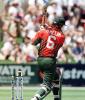 McMillan has his leg stump removed by Cairns for 1.. South Africa v NZ at Bellerive Oval, Hobart, Tasmania, Thursday December 11th 1997.