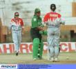 Women's World Cup, India 1997, England v Pakistan, 12 Dec 1997 Clare Connor celebrates the dismissal of Kiran Baluch.